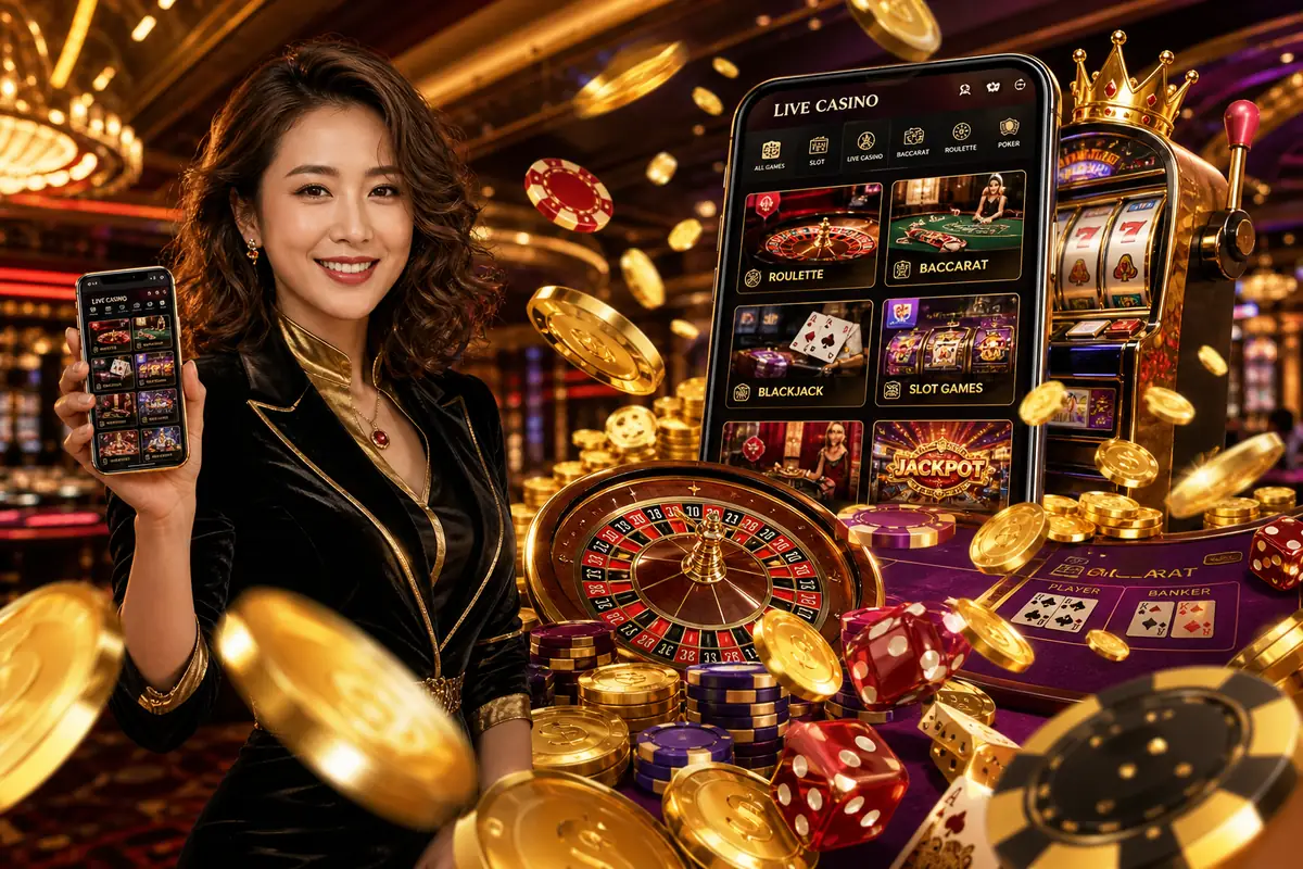 39bm Live Casino ဒီလာနှင့် ကစားနေသောမြင်ကွင်း